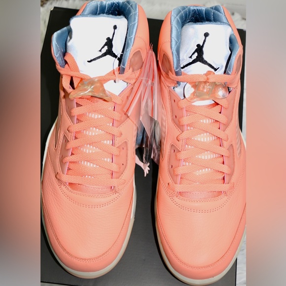 Air Jordan 5 Retro SP DV4982 641 x Dj Khaled Crimson Bliss Mens Size 12.5 New - Picture 7 of 10